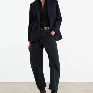 Nili Lotan Black Wide-Leg SHON Pants